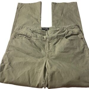 Chadwick’s of Boston Pull on Jeans Green 18 Tall